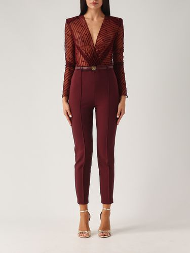 Poliester Jump Suit - Elisabetta Franchi - Modalova