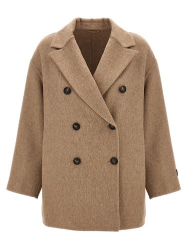 Monile Double-breasted Coat - Brunello Cucinelli - Modalova