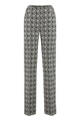 Marine Serre Wool Blend Trousers - Marine Serre - Modalova