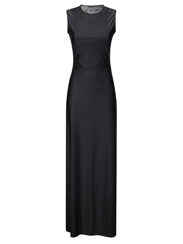 Draped Jersey Tank Dress - Marine Serre - Modalova