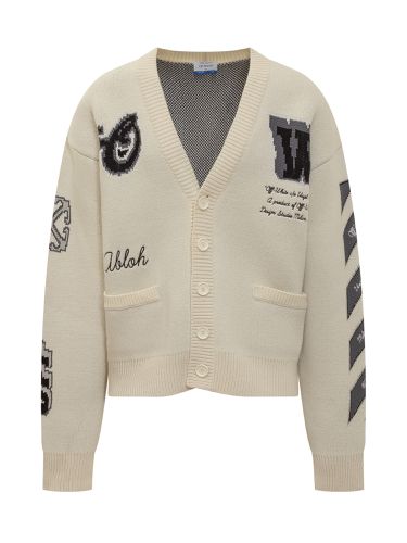 Off-White Varsity Cardigan - Off-White - Modalova