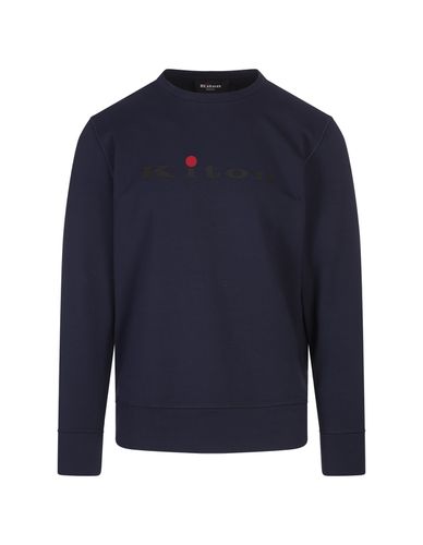 Crew Neck Sweatshirt With Logo - Kiton - Modalova