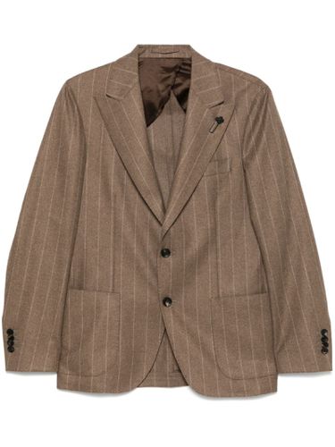 Light Cashmere Striped Blazer - Lardini - Modalova