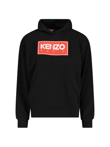 Kenzo Logo Embroidered Hoodie - Kenzo - Modalova