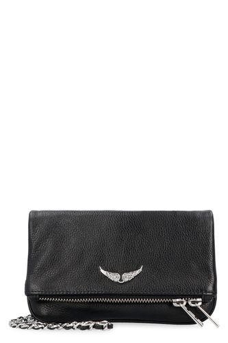 Rock Nano Pebbled Leather Clutch - Zadig & Voltaire - Modalova