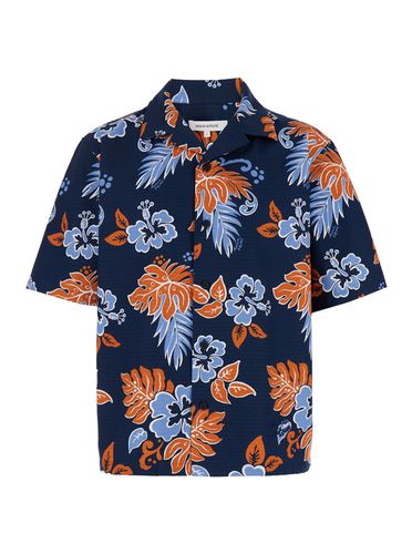 Shirt With Short Sleeves In Cotton Man - Maison Kitsuné - Modalova