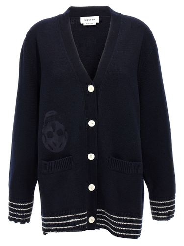 Inverted Skull Cardigan - Alexander McQueen - Modalova