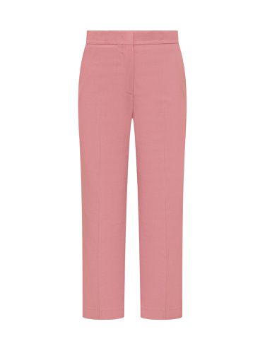 MSGM Pink Viscose Blend Pant - MSGM - Modalova