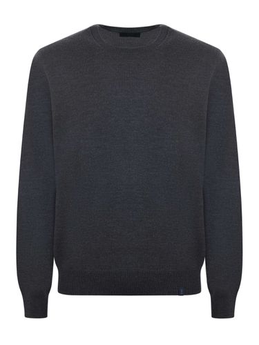 Fay Grey Virgin Wool Jumper - Fay - Modalova