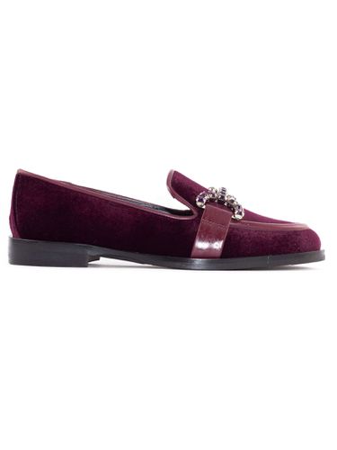 Burgundy Velvet Joys Loafer - Roberto Festa - Modalova