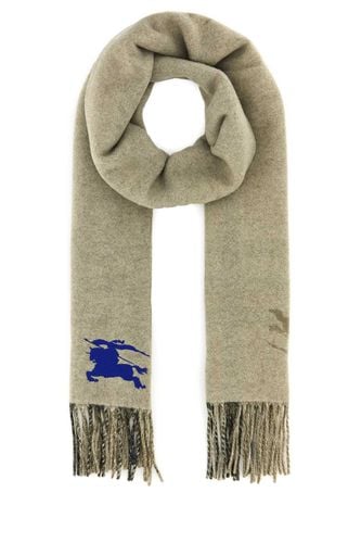 Sage Green Cashmere Reversible Scarf - Burberry - Modalova