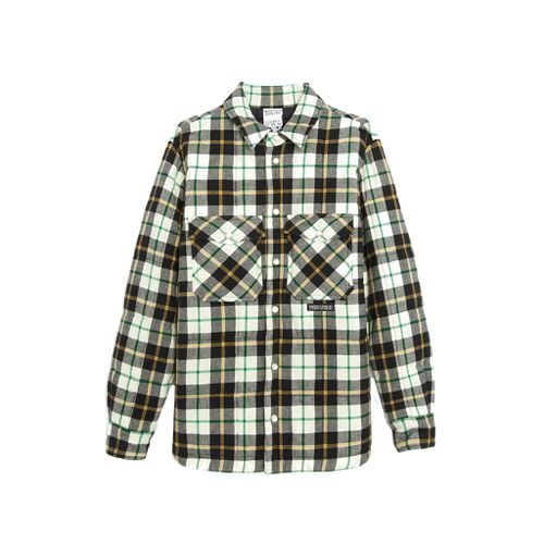 County Of Milan Tartan Padded Shirt - Marcelo Burlon - Modalova