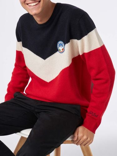 Blended Cashmere Man Red And Sweater - MC2 Saint Barth - Modalova