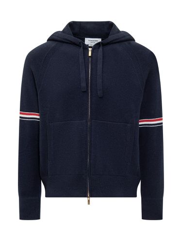 Thom Browne Navy Cashmere Sweater - Thom Browne - Modalova