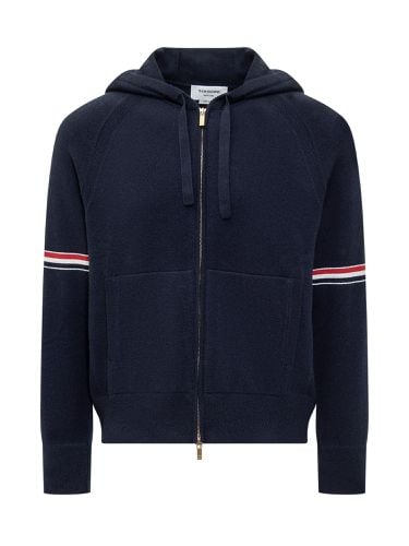 Thom Browne Navy Cashmere Sweater - Thom Browne - Modalova