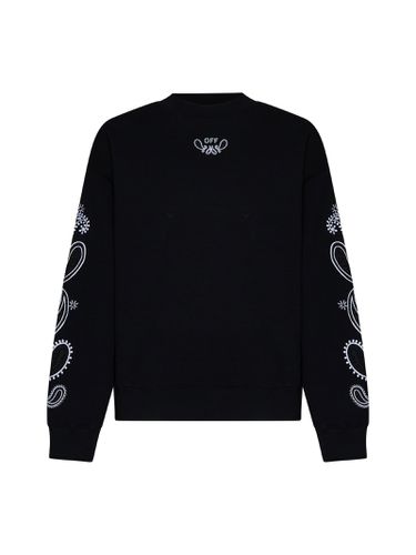 Bandana Arrow Skate Crewneck Sweatshirt - Off-White - Modalova