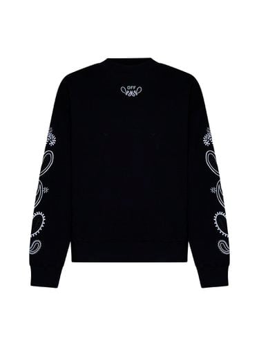 Bandana Arrow Skate Crewneck Sweatshirt - Off-White - Modalova