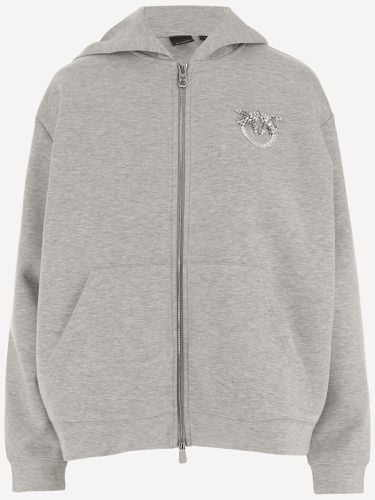 Viscose Blend Sweatshirt With Logo - Pinko - Modalova