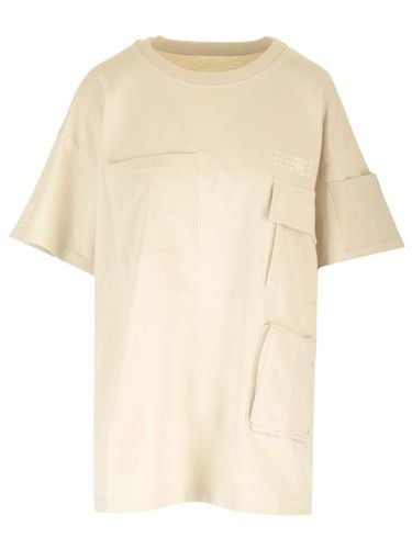 MM6 Maison Margiela T-shirt Chalk - MM6 Maison Margiela - Modalova