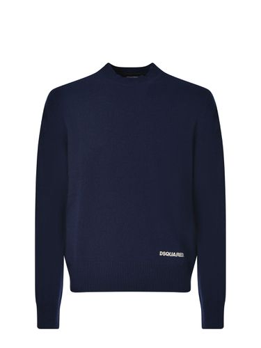 Logo Embroidered Crewneck Jumper - Dsquared2 - Modalova