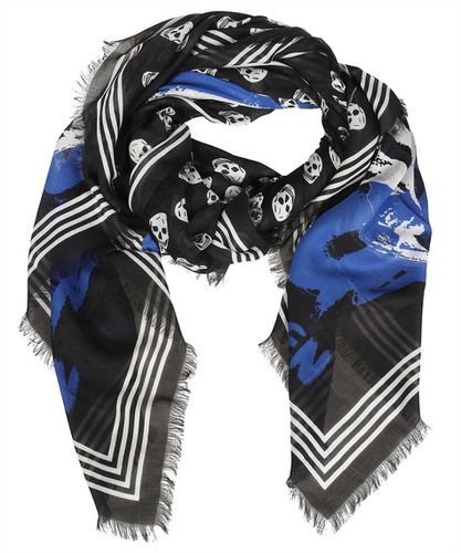 Alexander McQueen Skull Print Scarf - Alexander McQueen - Modalova