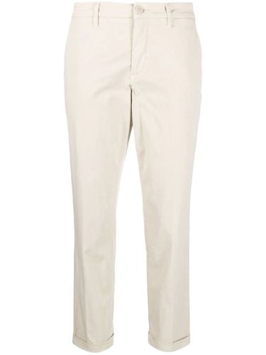 Fay Light Beige Cotton Trousers - Fay - Modalova