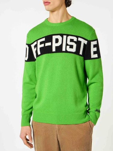 Man Fluo Sweater With Off-piste Lettering - MC2 Saint Barth - Modalova