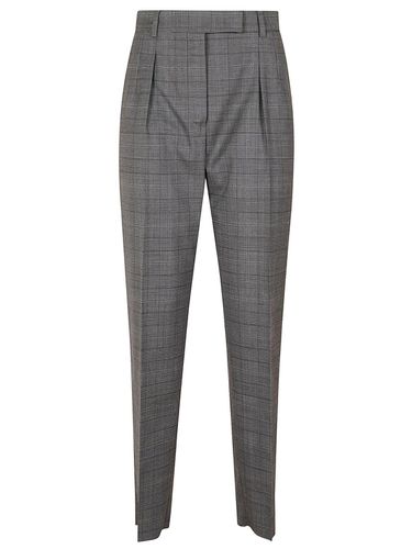 Checked Straight Leg Trousers - Max Mara Studio - Modalova