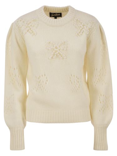 Bloom - Sweater With Pearls - MC2 Saint Barth - Modalova