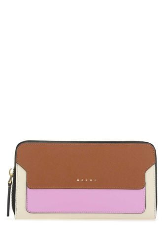 Marni Multicolor Leather Wallet - Marni - Modalova