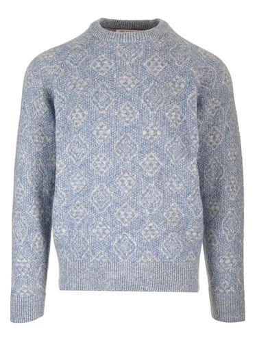 Geometric Jacquard Sweater - Brunello Cucinelli - Modalova