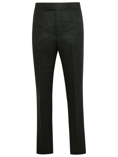 Thom Browne Green Wool Trousers - Thom Browne - Modalova