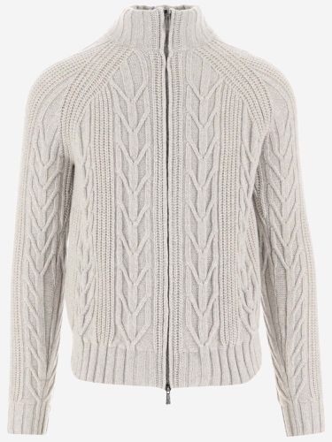 Malo Wool Blend Cardigan - Malo - Modalova