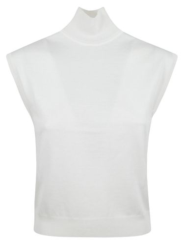 Cropped Sleeveless Top - Alberta Ferretti - Modalova