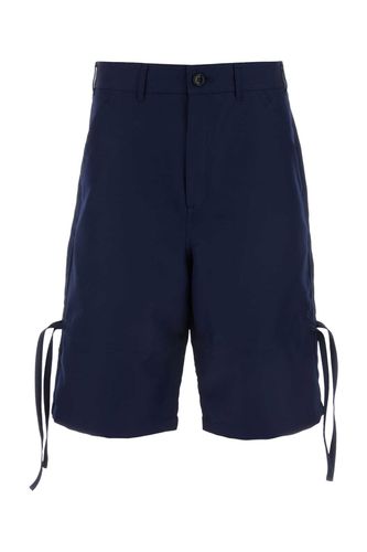 Blue Polyester Bermuda Shorts - Comme des Garçons - Modalova