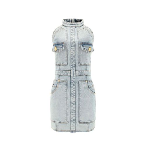 Balmain Denim Mini Dress - Balmain - Modalova