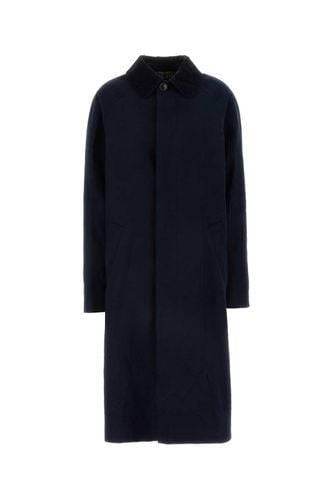 A. P.C. Midnight Blue Velvet Gaspard Coat - A.P.C. - Modalova