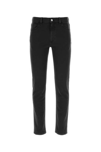 Black Stretch Denim Roccia Jeans - Zegna - Modalova