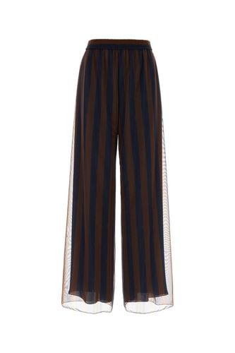 Fendi Printed Silk Palazzo Pant - Fendi - Modalova