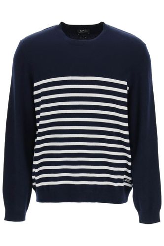 A. P.C. Matthew Stripe Cashmere Blend Sweater - A.P.C. - Modalova