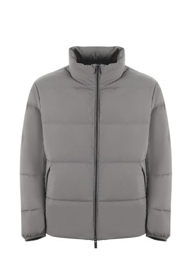 Quilted Nylon Down Jacket - Emporio Armani - Modalova