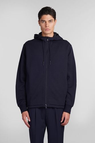 Zegna Sweatshirt In Blue Wool - Zegna - Modalova