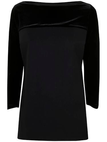 Danzi Velvet Top Jersey - La Petit Robe Di Chiara Boni - Modalova