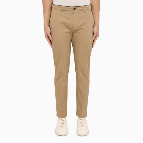 Regular Beige Cotton Trousers - Department Five - Modalova