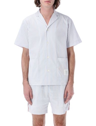 Swim Shirt In Swim Seersucker - Thom Browne - Modalova