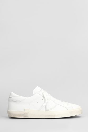 Prsx Low Sneakers In Leather - Philippe Model - Modalova