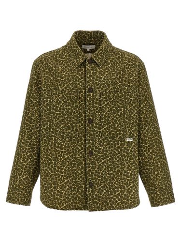 Floral Print Overshirt - Maison Kitsuné - Modalova