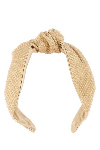 Miu Miu Embellished Satin Headband - Miu Miu - Modalova