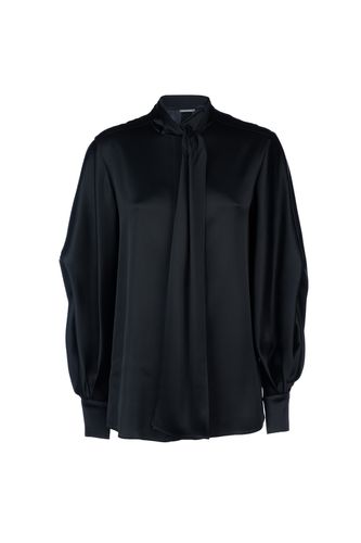 Alberta Ferretti Black Satin Shirt - Alberta Ferretti - Modalova