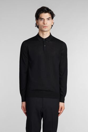 Ballantyne Polo In Black Wool - Ballantyne - Modalova